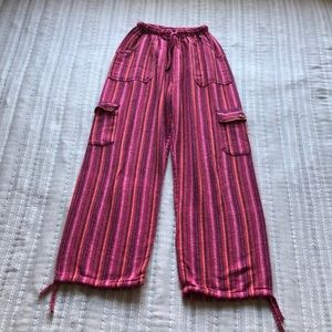 Peruvian Colorful Striped Pants
